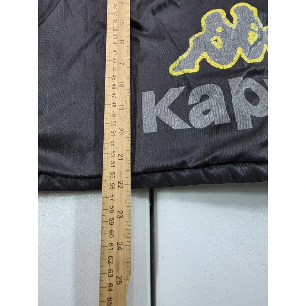 RARE VTG Italia Kappa ASIA Jacket W/Hood Coat Down Puffer Youth Jacket Lined